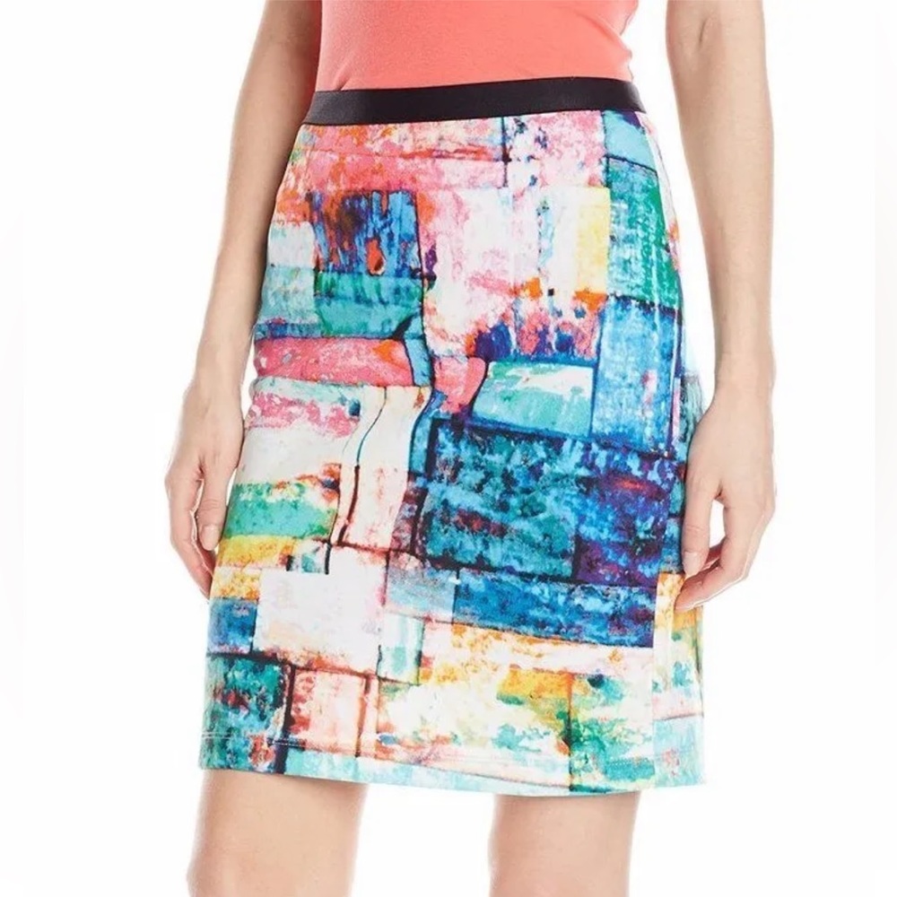 Karen Kane Full Spectrum Stretch Scuba Pull-On Pencil Skirt